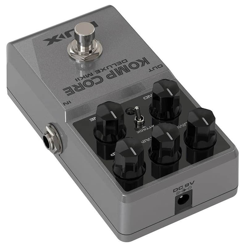 NUX Komp Core Deluxe MKII compressor pedal - top down detail