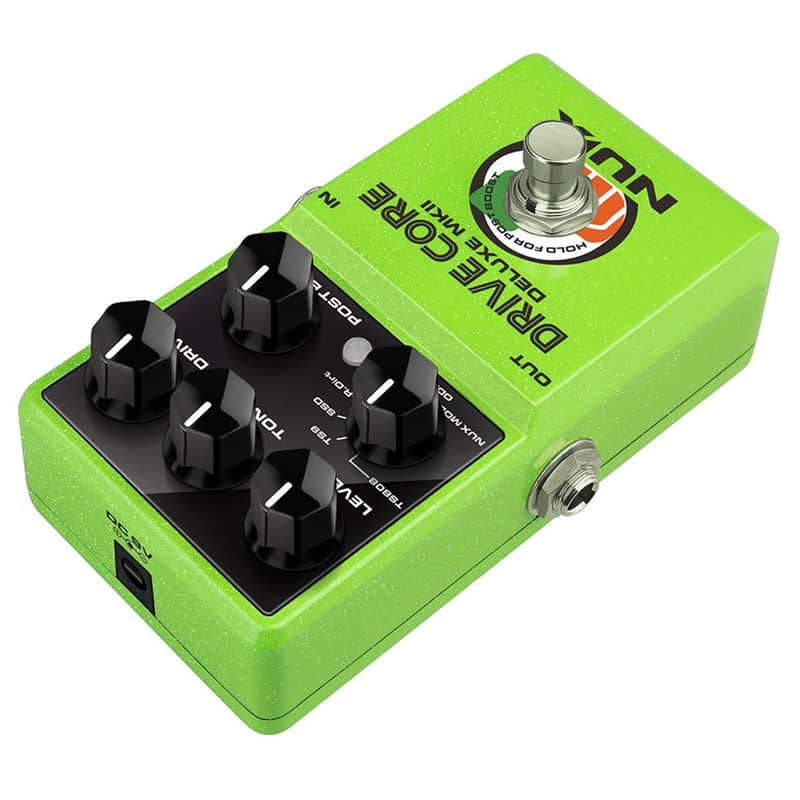Used NUX Drive Core Deluxe MKII overdrive pedal rear view