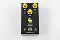 Keeley Super Rodent overdrive distortion pedal — black enclosure with gold knobs, top view