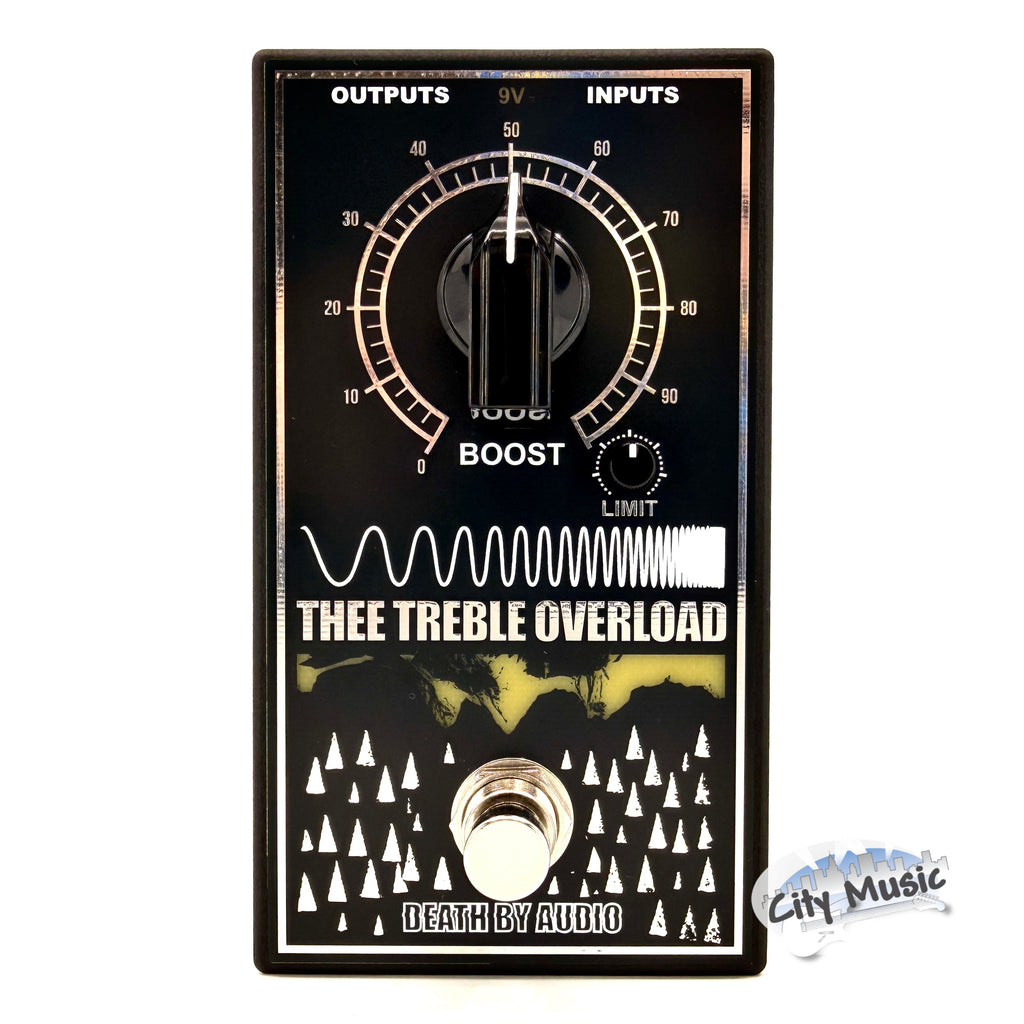 Used Death By Audio Thee Treble Overload Stereo Treble Boost Guitar Effects Pedal ♫