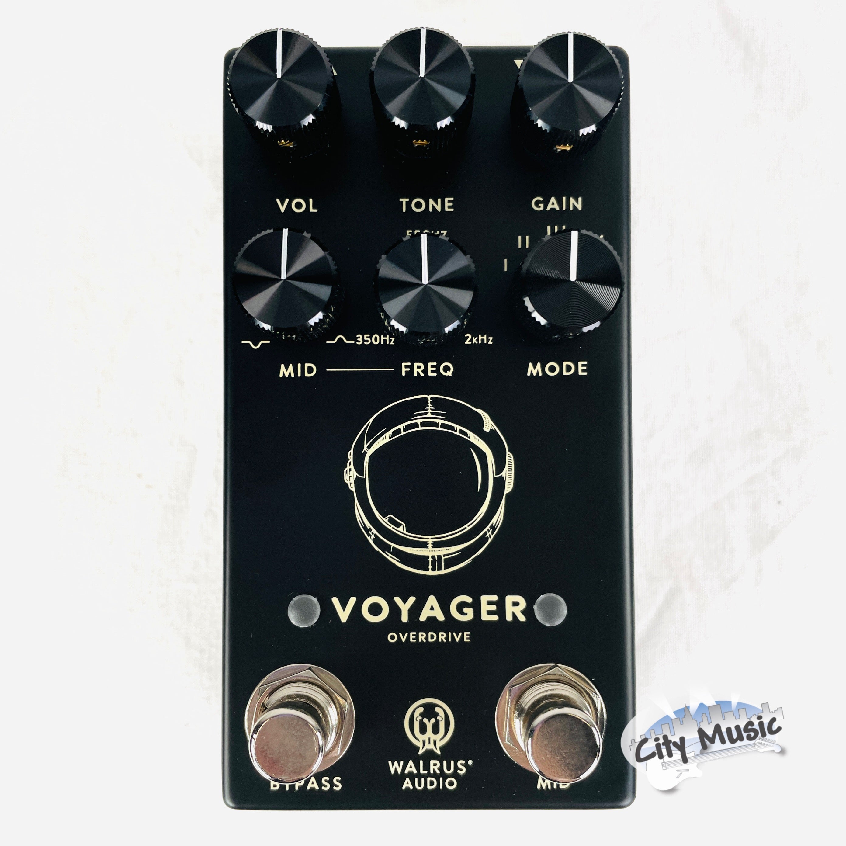 Used Walrus Audio Voyager MKII Preamp Overdrive Guitar Effects Pedal Black в™«