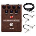 Fender Smolder Acoustic Overdrive pedal — with included cables