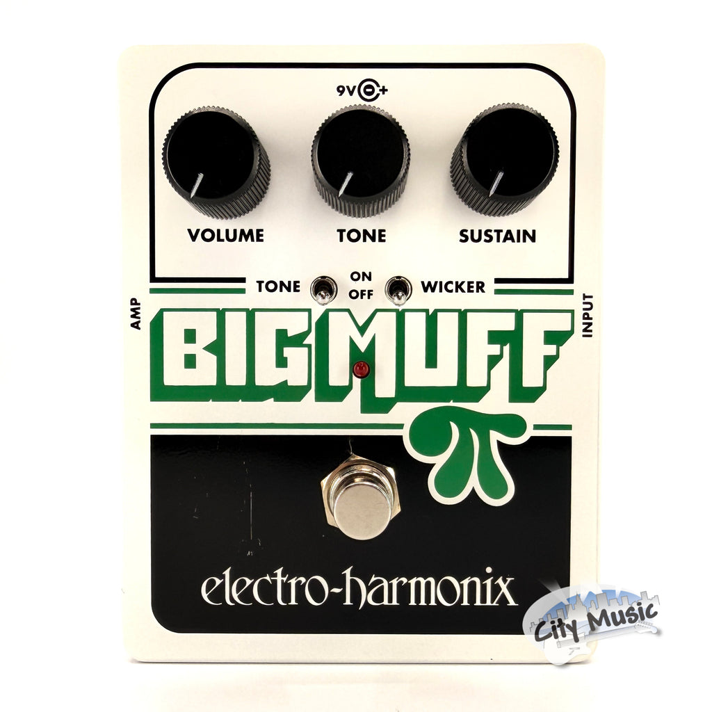 Used Electro-Harmonix EHX Big Muff Pi w/ Tone Wicker Guitar Effects Pedal ♪