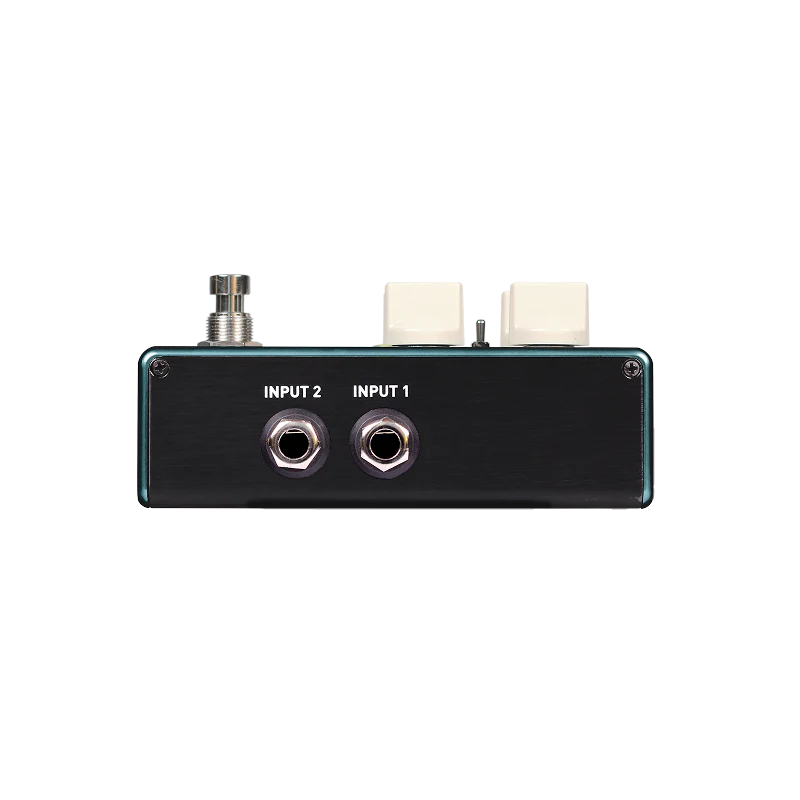 Source Audio SA252 Atlas Compressor pedal — side jacks view