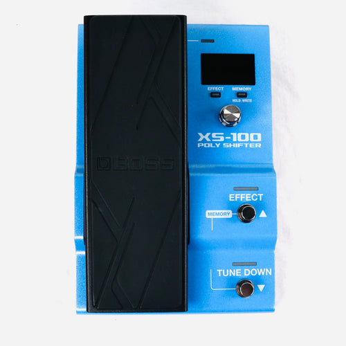 Boss XS-100 Poly Shifter pitch pedal — angled view