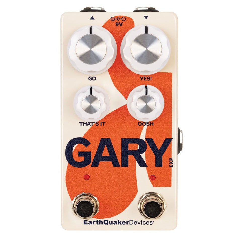 EarthQuaker Gary fuzz and overdrive pedal — front view