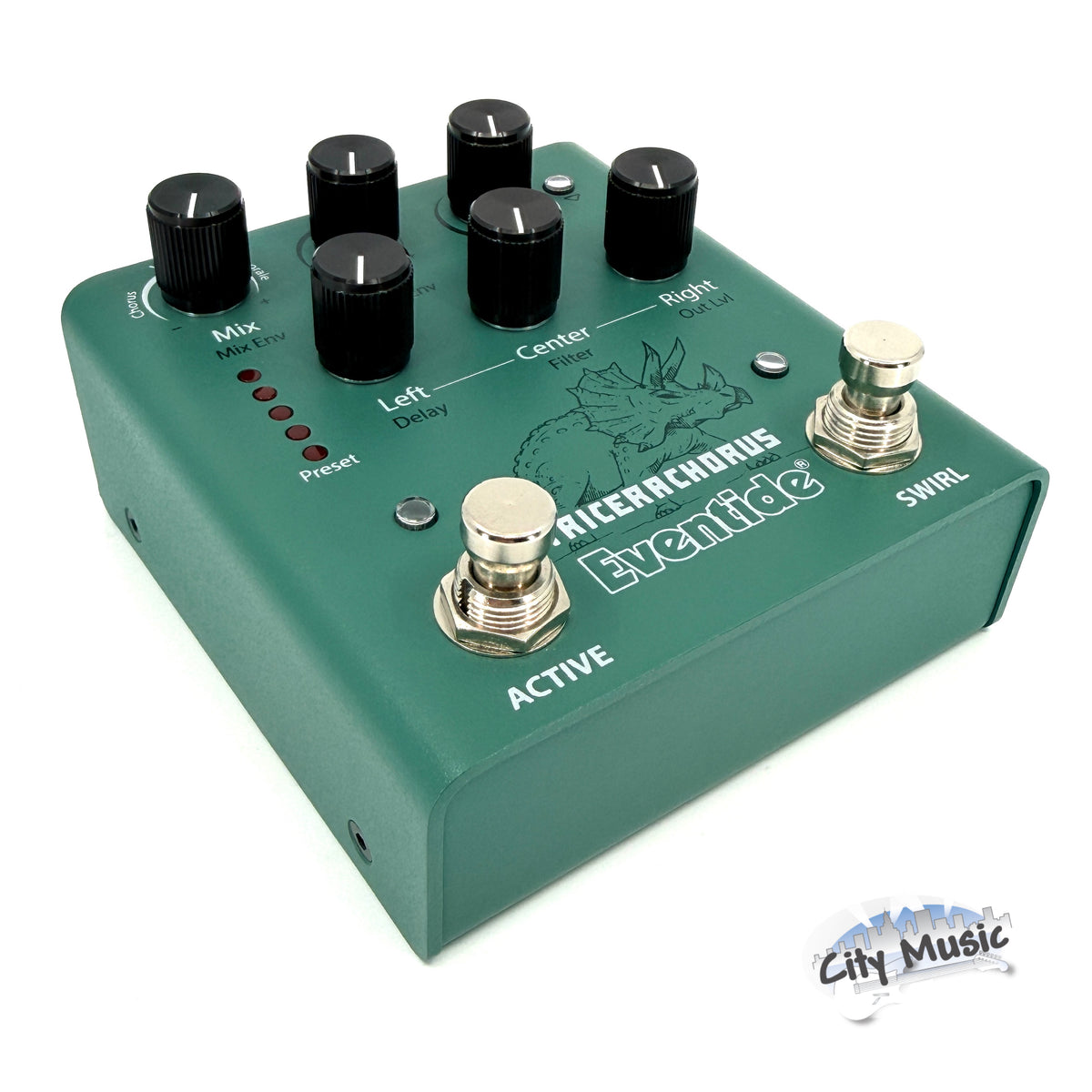 Used Eventide TriceraChorus Tri-Stereo Chorus Guitar Effects Pedal ♪