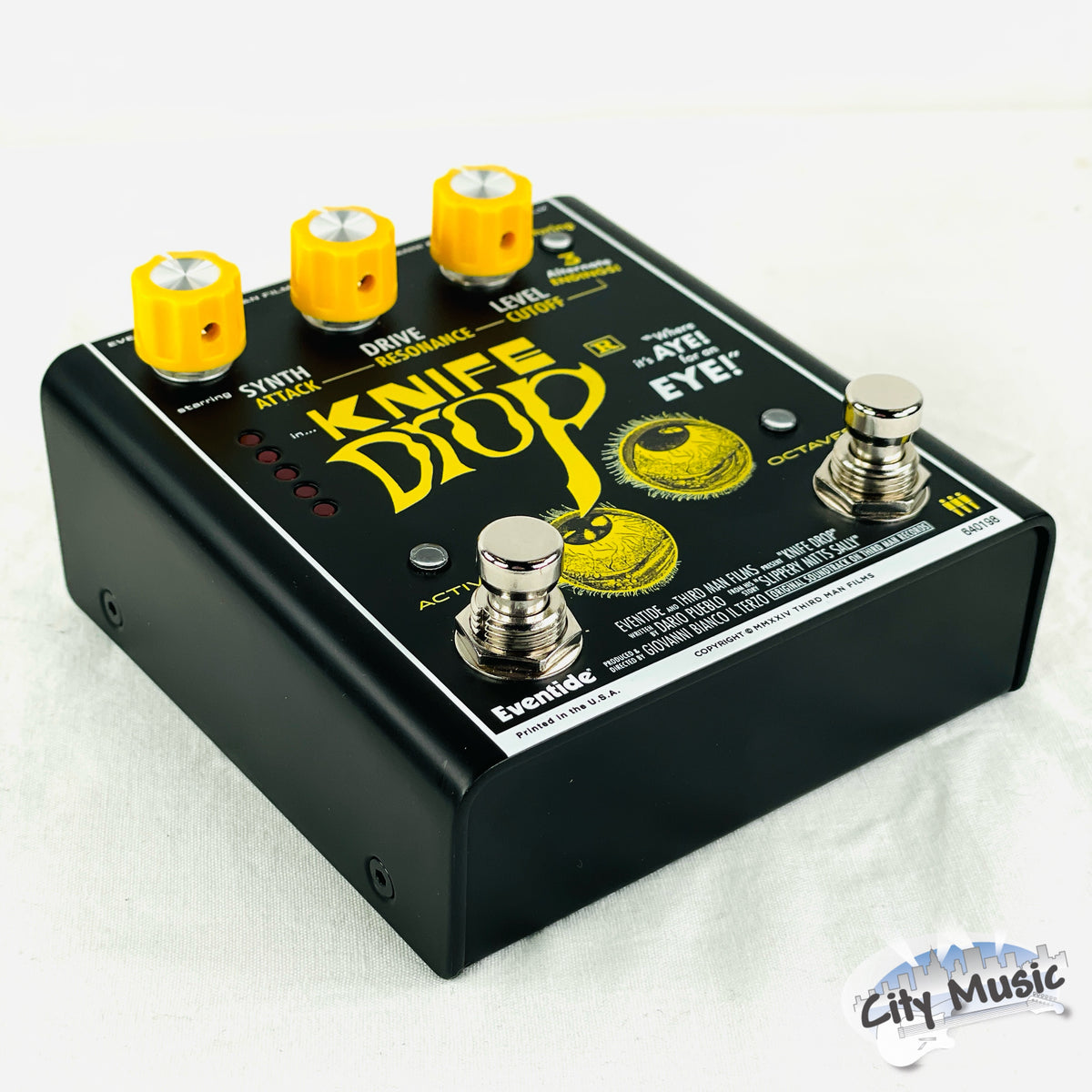 Used Eventide Knife Drop Sub-Octave Fuzz Synth Guitar Effects Pedal ♫