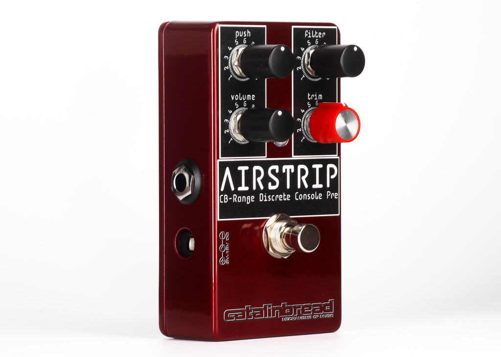 New Catalinbread Airstrip CB-Range Discrete Console Preamp Guitar Pedal Red