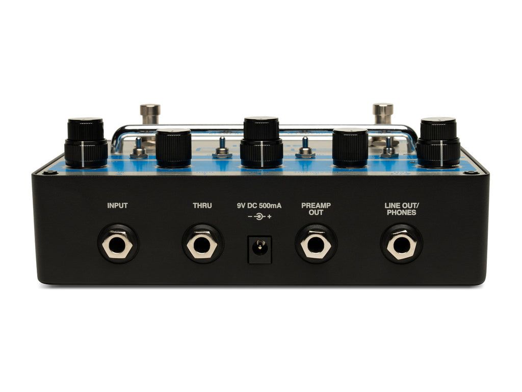 Ampeg SGT-DI Blue Line bass preamp DI pedal — controls