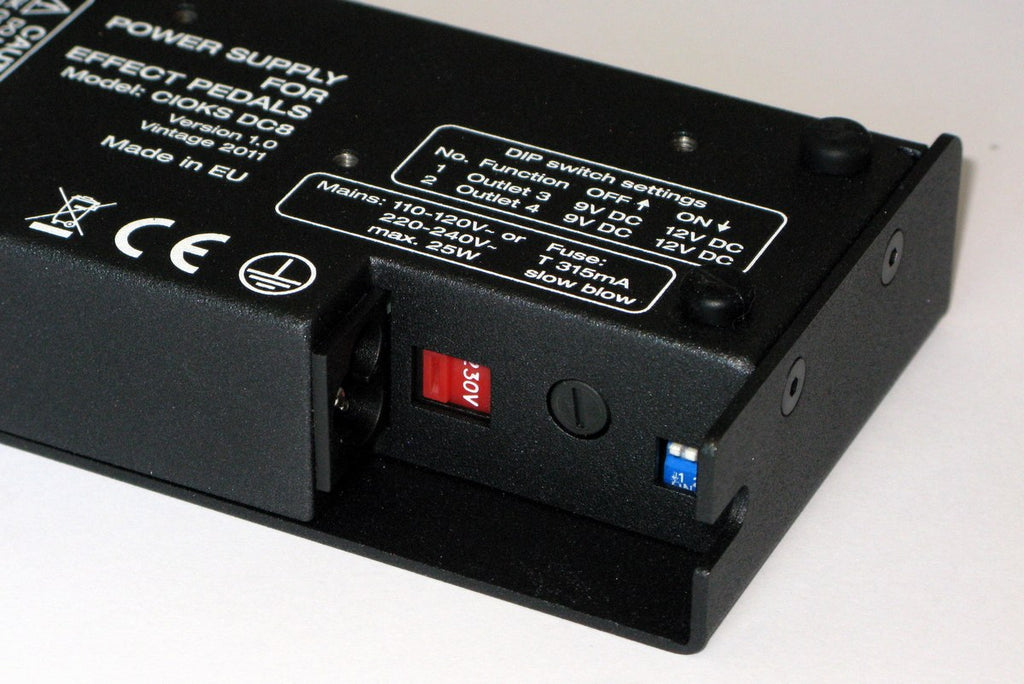 CIOKS DC8 pedal power supply — full kit with packaging