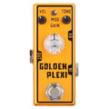 Tone City Golden Plexi V2025 distortion pedal — gold enclosure top view