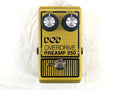 DOD Overdrive Preamp 250 pedal - used gold chassis top view