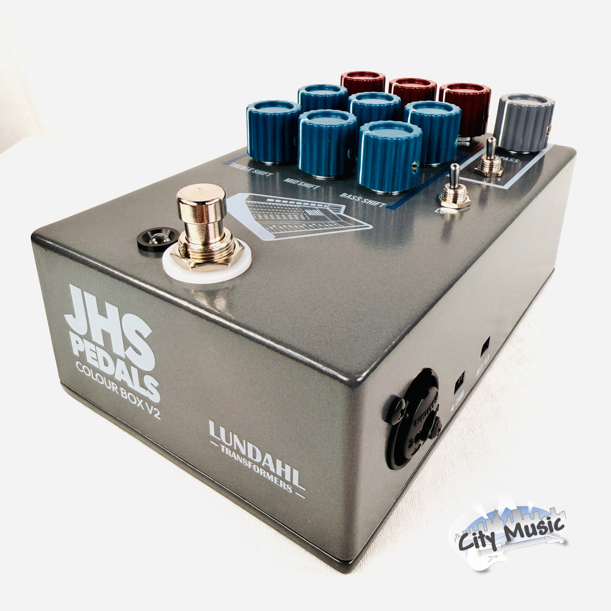 Used JHS Colour Box V2 10th Anniversary Preamp Guitar Effects Pedal ♫