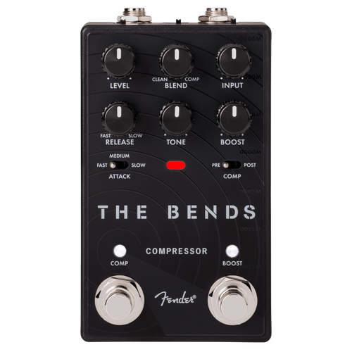 New Fender The Bends V2 Compressor Guitar Effects Pedal