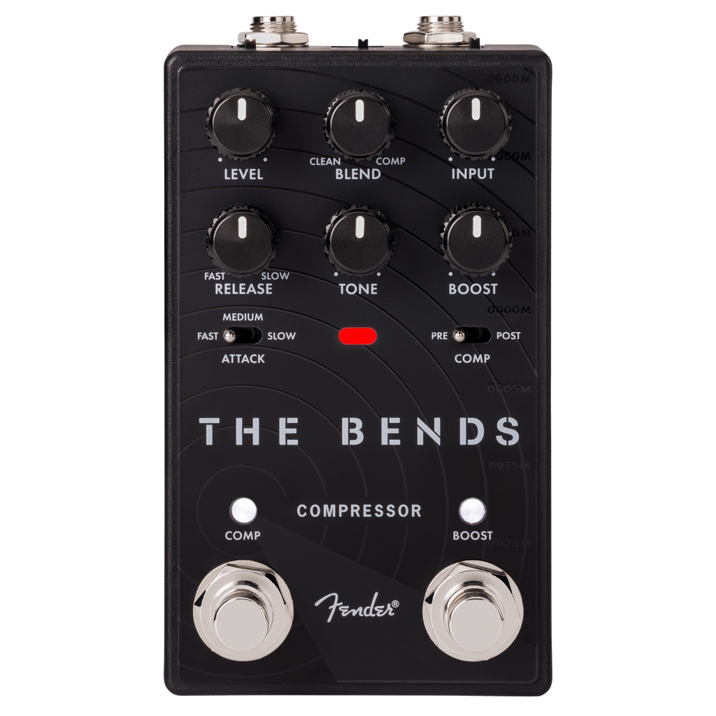 Used Fender The Bends V2 Compressor Guitar Effects Pedal