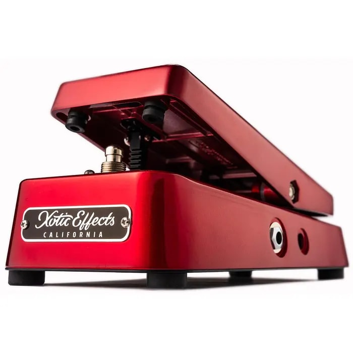 Xotic XW-2 Wah Limited Edition Candy Apple Red wah pedal — side profile