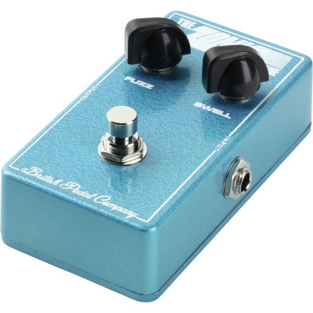 British Pedal Company Zonk Machine fuzz pedal — rear jacks view