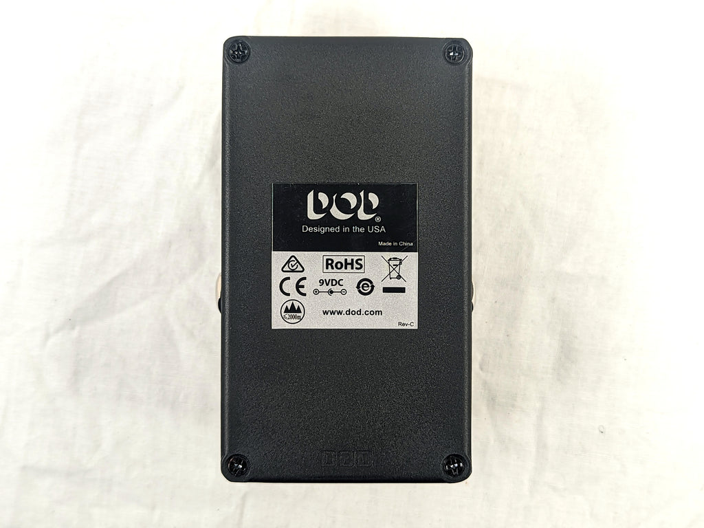 Used DOD Gunslinger Mosfet distortion pedal — angle view