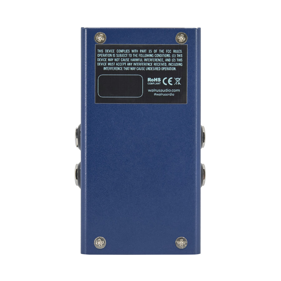 Walrus Audio MAKO M1 modulation pedal — rear panel view