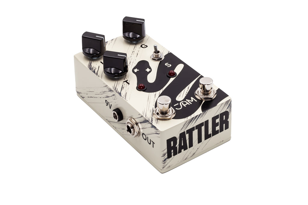 JAM Pedals Rattler mk.2 distortion pedal — side view