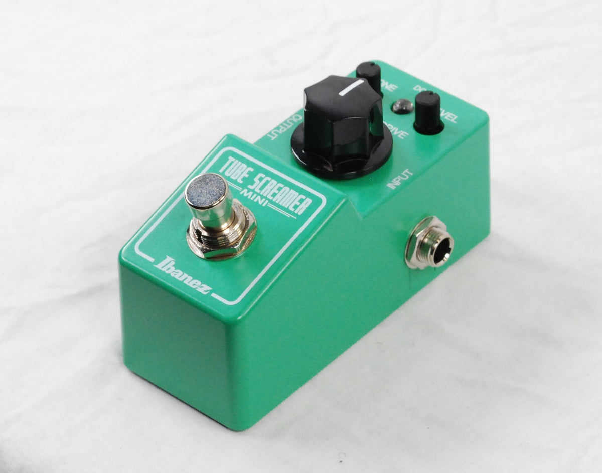 Used Ibanez TS Mini Tube Screamer overdrive pedal - rear or detail view