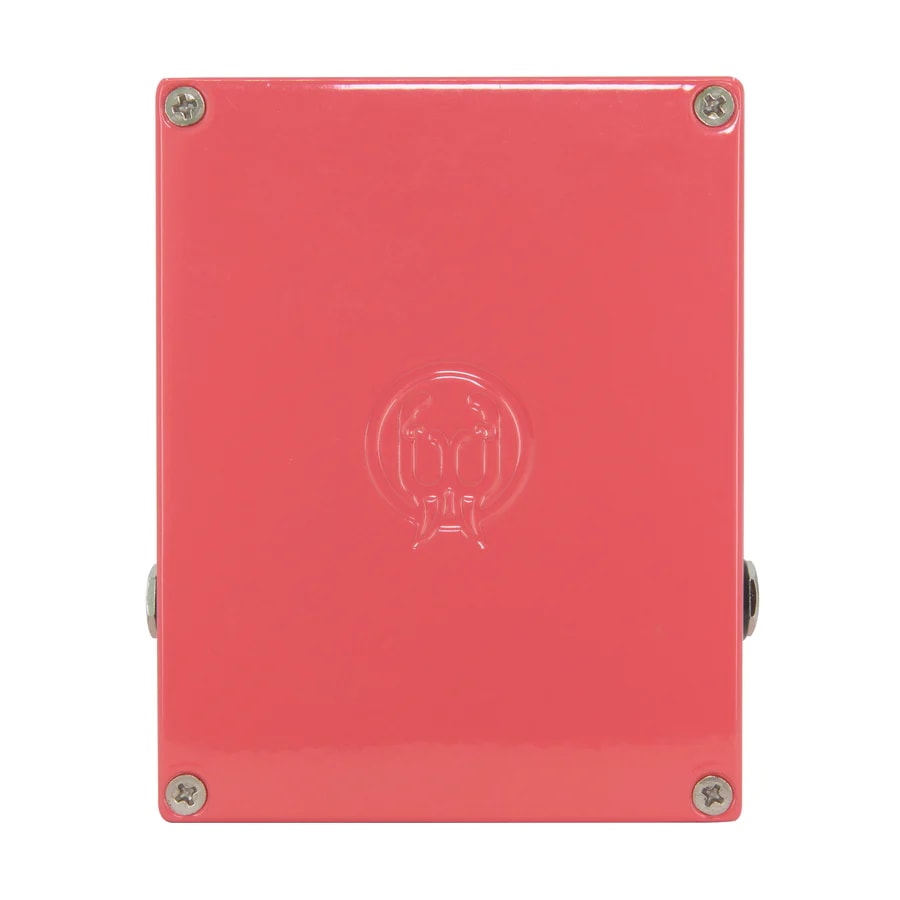 Walrus Audio Melee Wall of Noise pedal — pink, full view with box