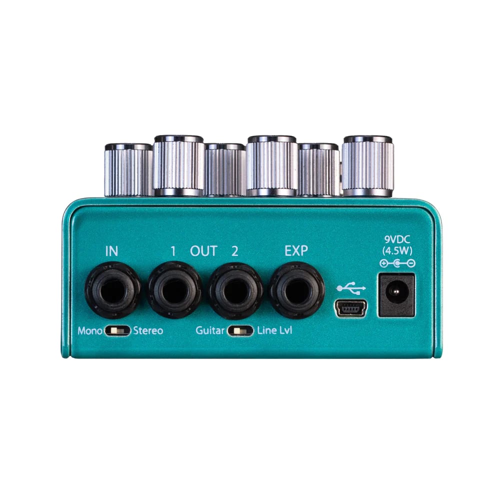 Eventide Riptide overdrive Uni-Vibe pedal - detail view