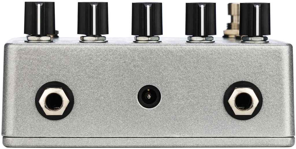 EarthQuaker Disaster Transport Reissue delay pedal — bottom view