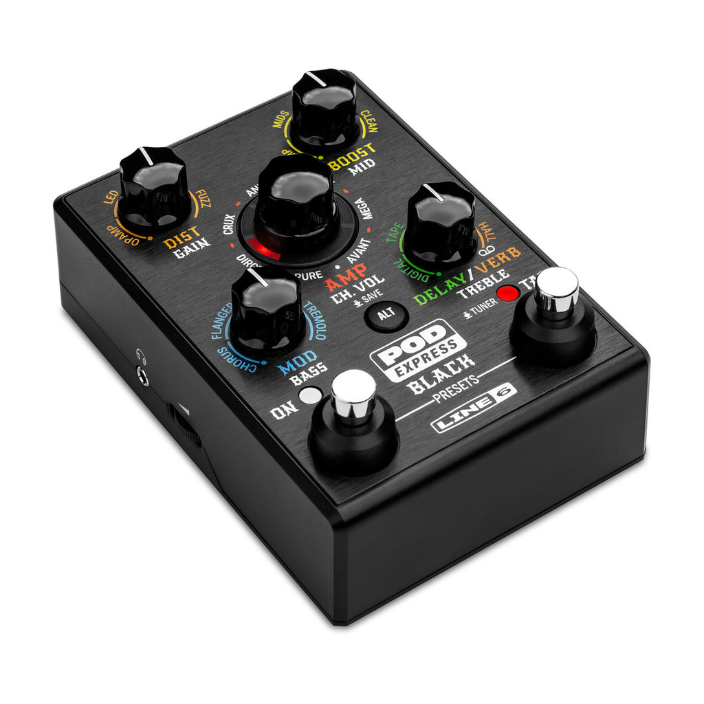 Line 6 POD Express Black — rear panel input and output jacks