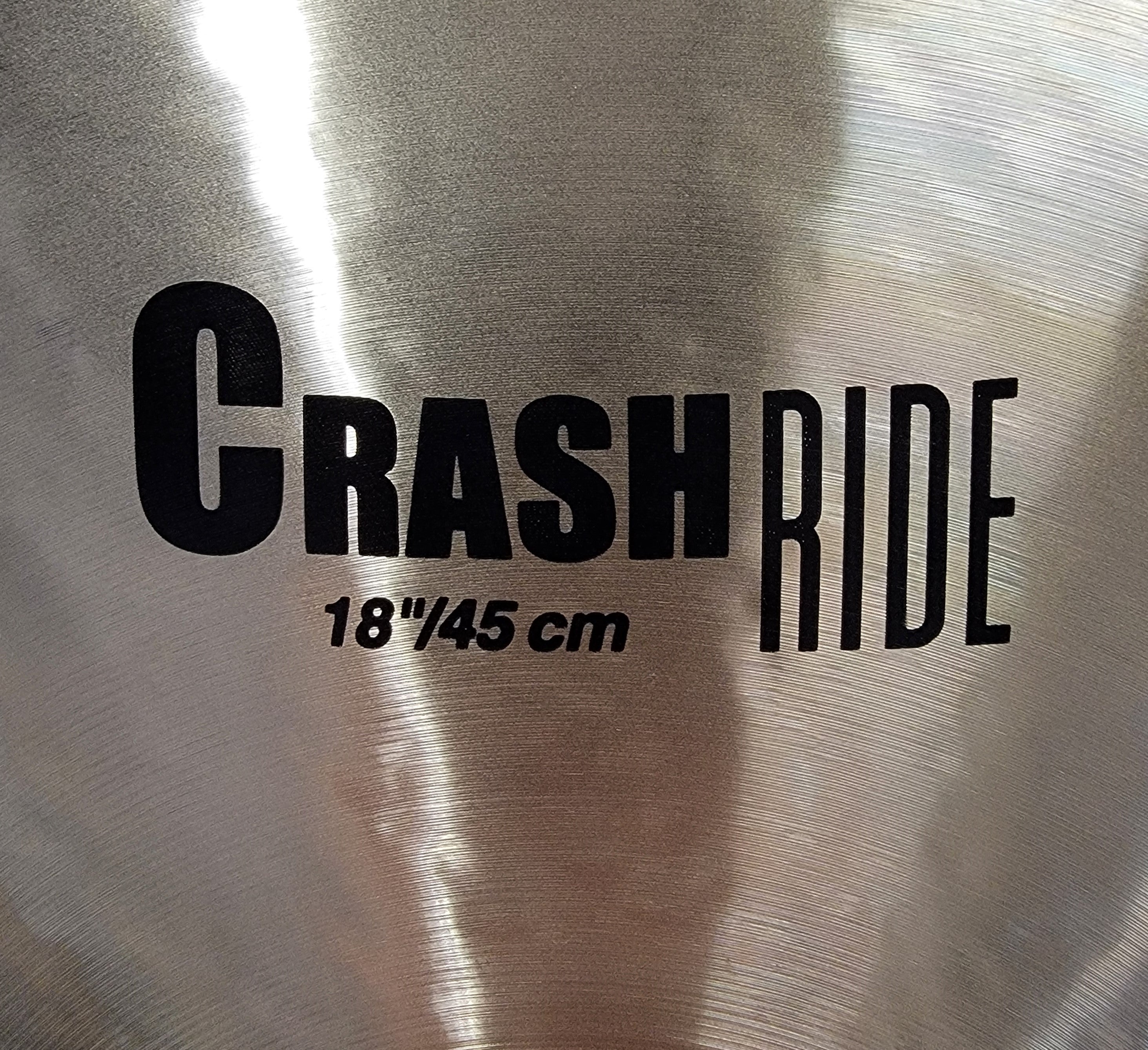 Zildjian K0808 Crash Ride cymbal - bottom view lathing detail