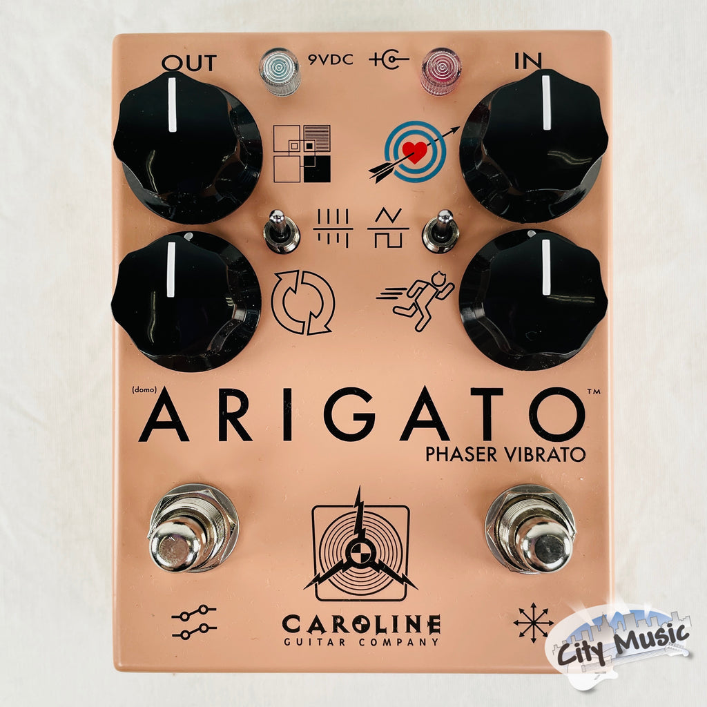 Used Caroline Guitar Company Arigato Phaser Vibrato Guitar Effects Pedal ♫
