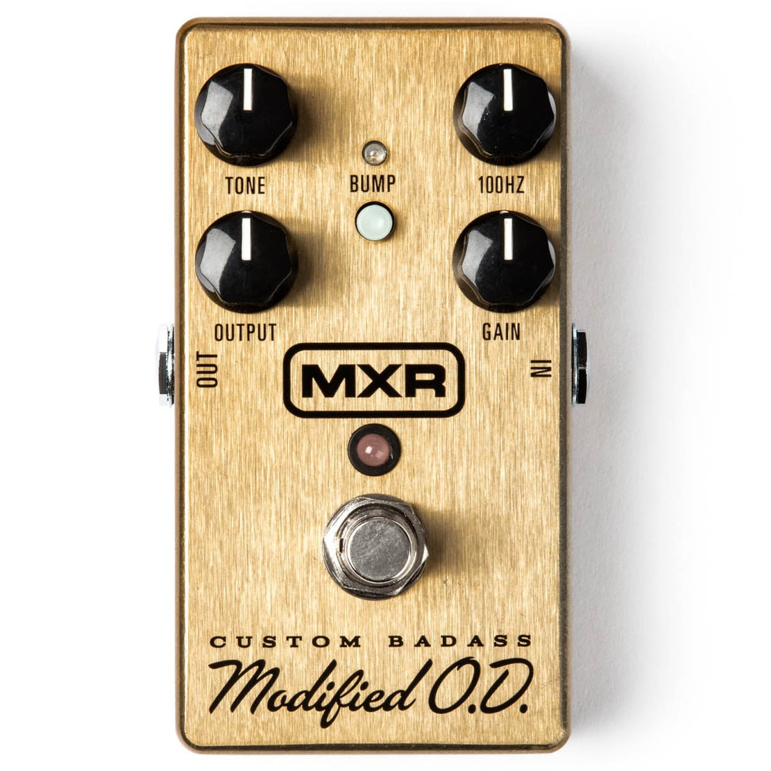 MXR M77 Custom Badass Modified Overdrive pedal - front view