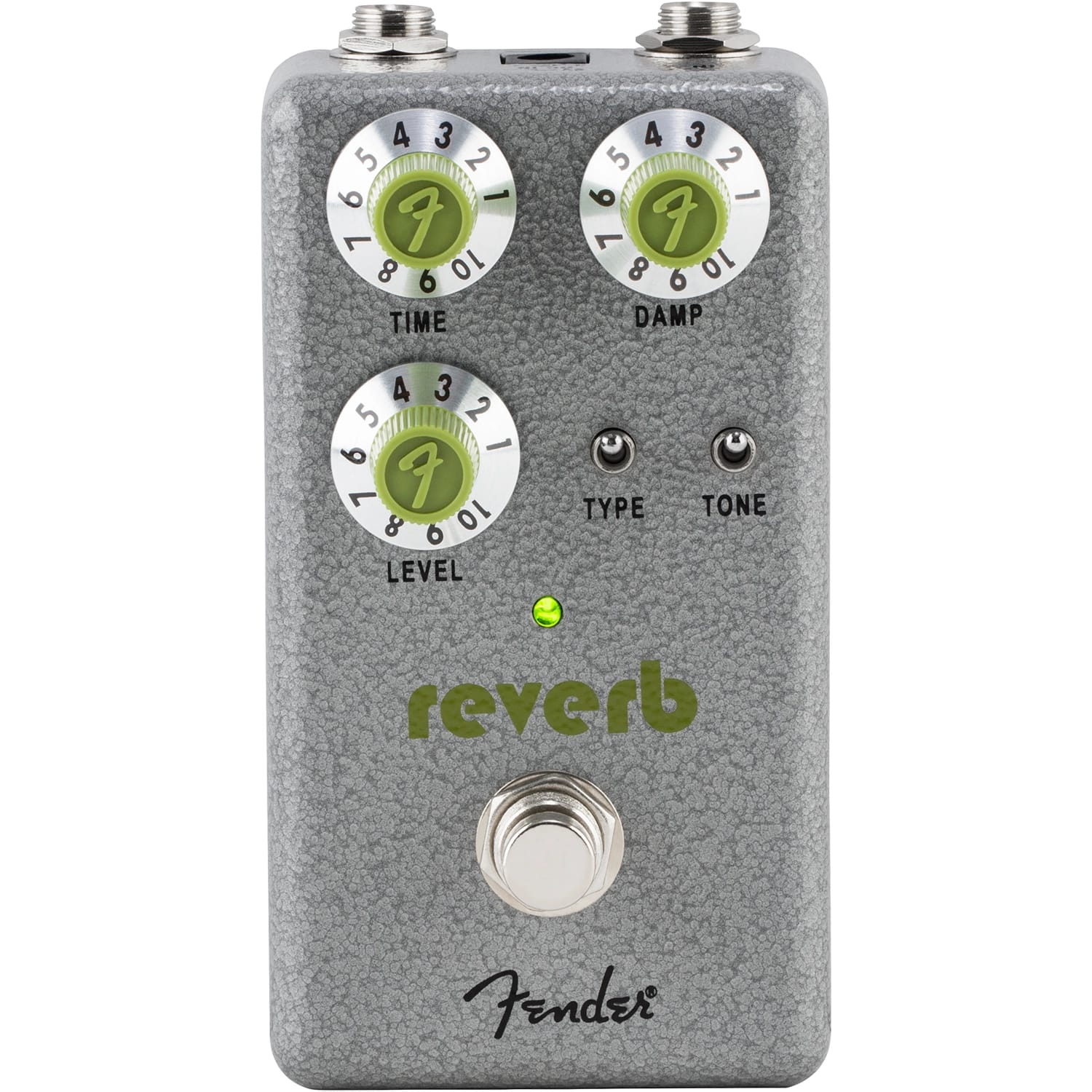 Fender Hammertone Reverb pedal — control knobs detail