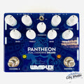 Wampler Dual Pantheon Deluxe overdrive pedal — blue top-panel front view