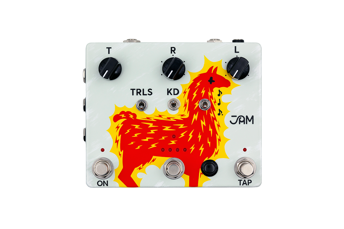 JAM Pedals Delay Llama Xtreme delay pedal - rear view