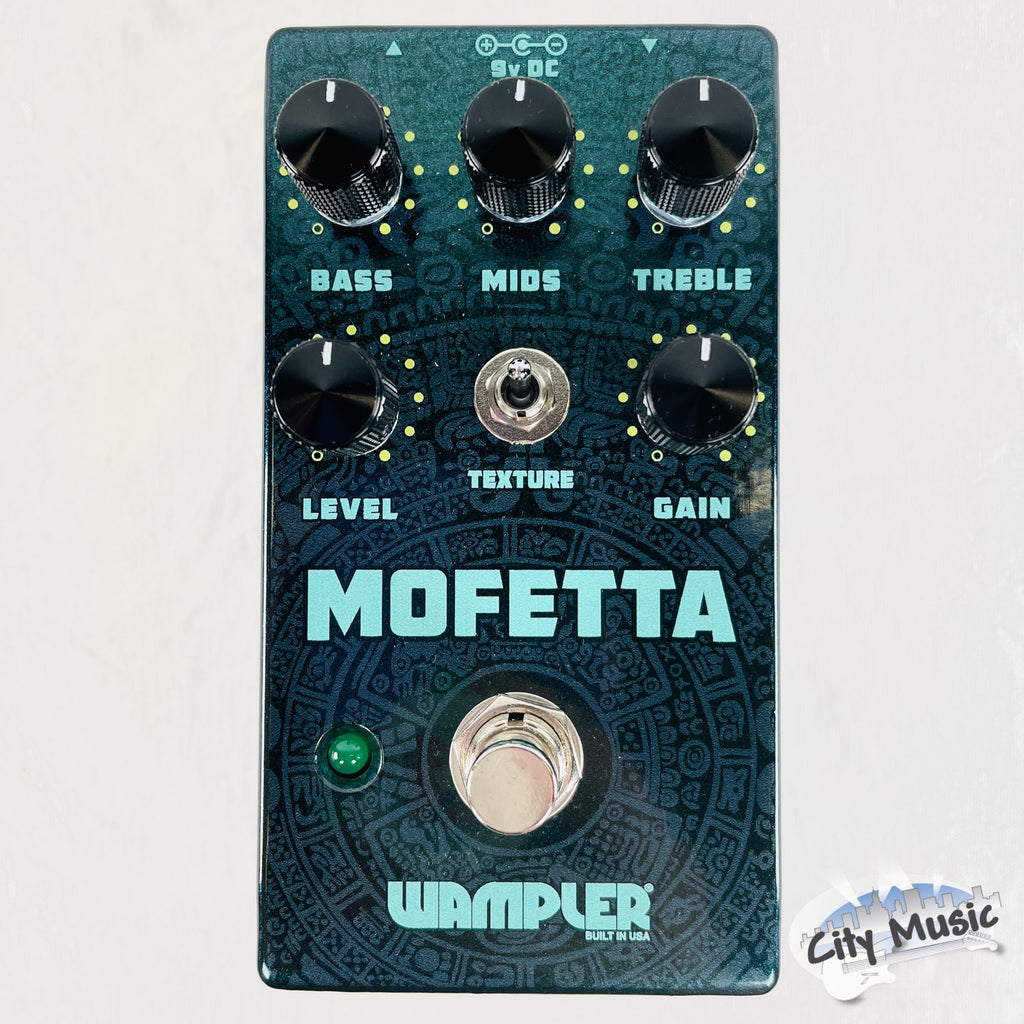 Wampler Mofetta Overdrive Distortion used mint — front view dark teal