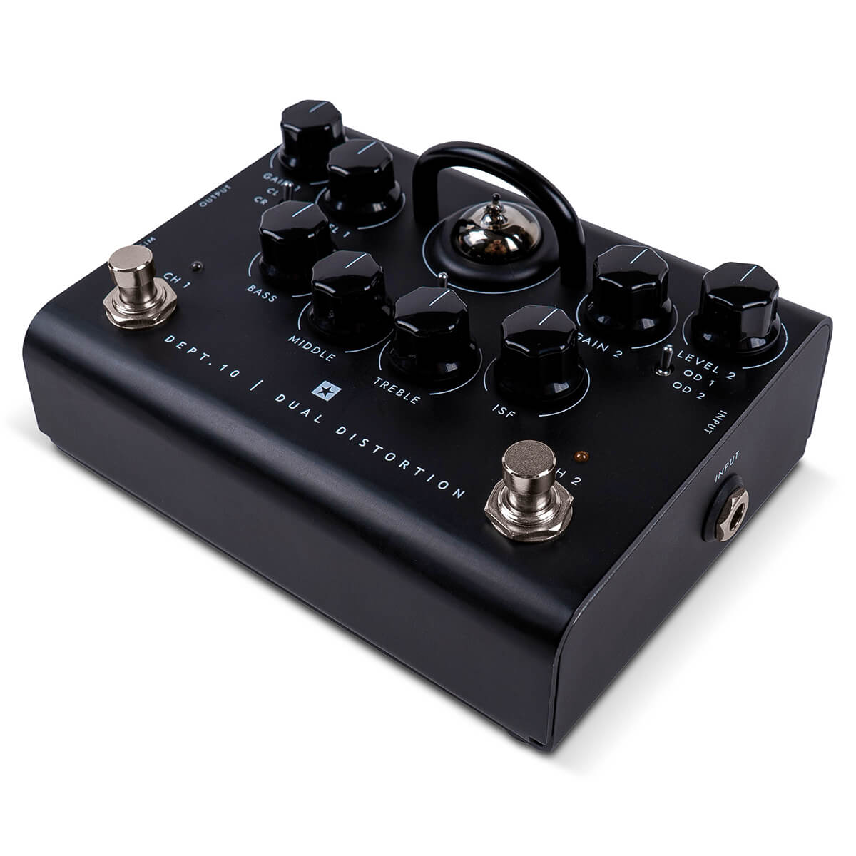 Blackstar Dept. 10 Dual Distortion pedal angled view
