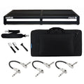 Pedaltrain Classic PRO pedalboard in black with soft case and patch cables