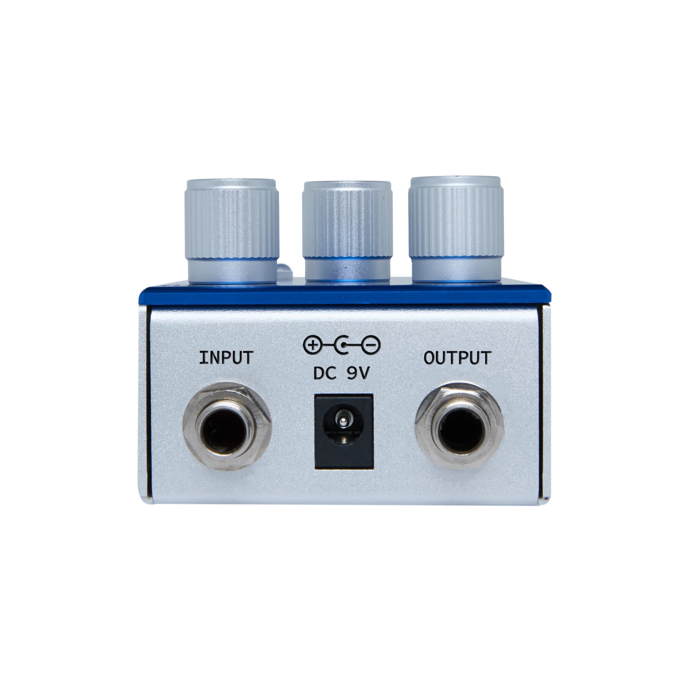 Pigtronix Cosmosis 1 reverb pedal — controls close up