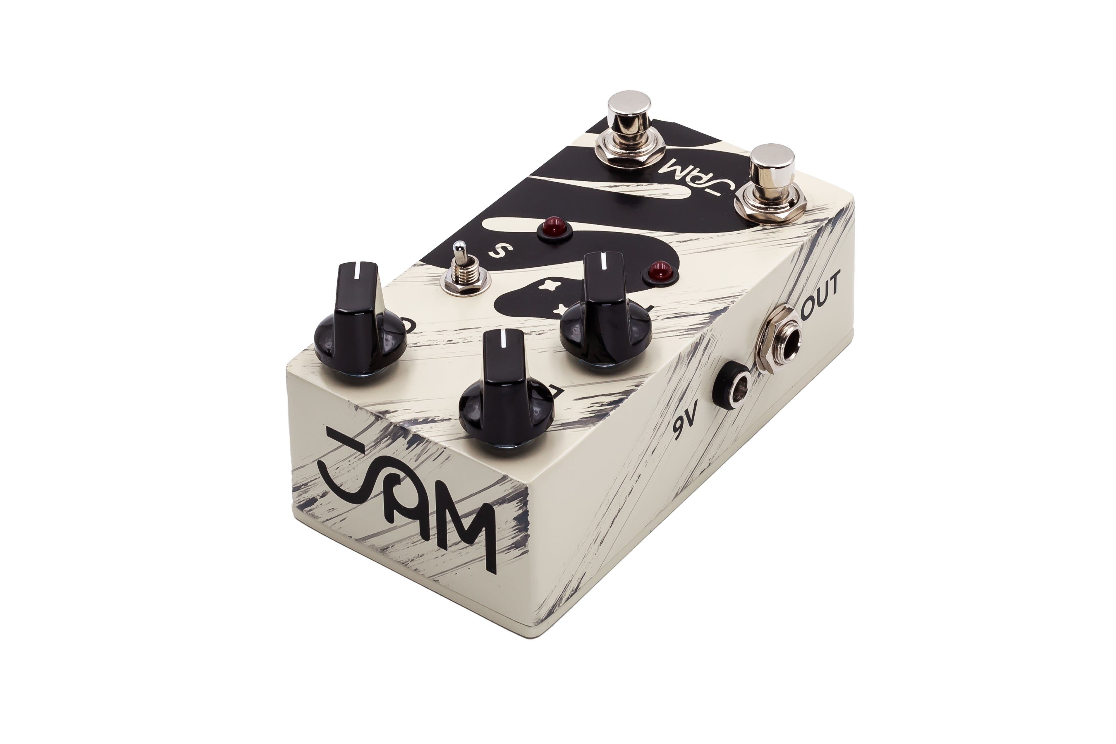 JAM Pedals Rattler mk.2 distortion pedal — rear view