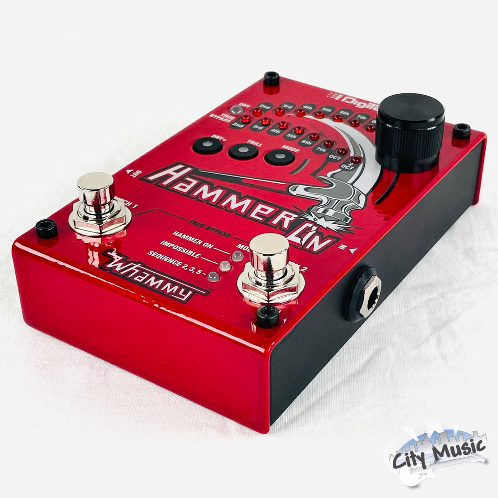 DigiTech HammerOn pitch shifter pedal — side view