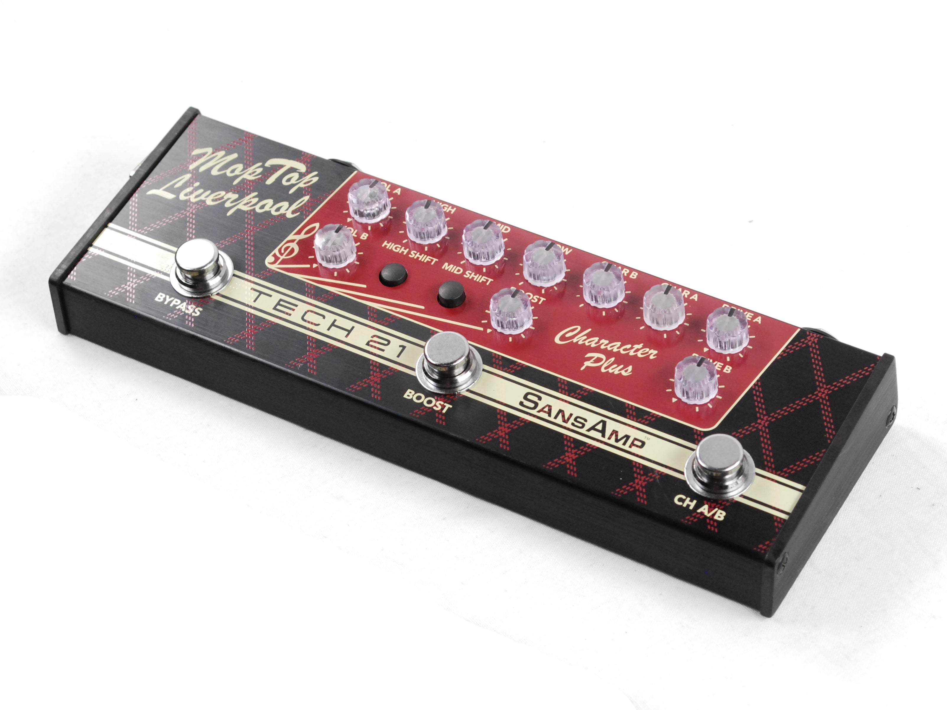 Used Tech 21 SansAmp Character Plus Mop Top Liverpool Guitar Effects Pedal