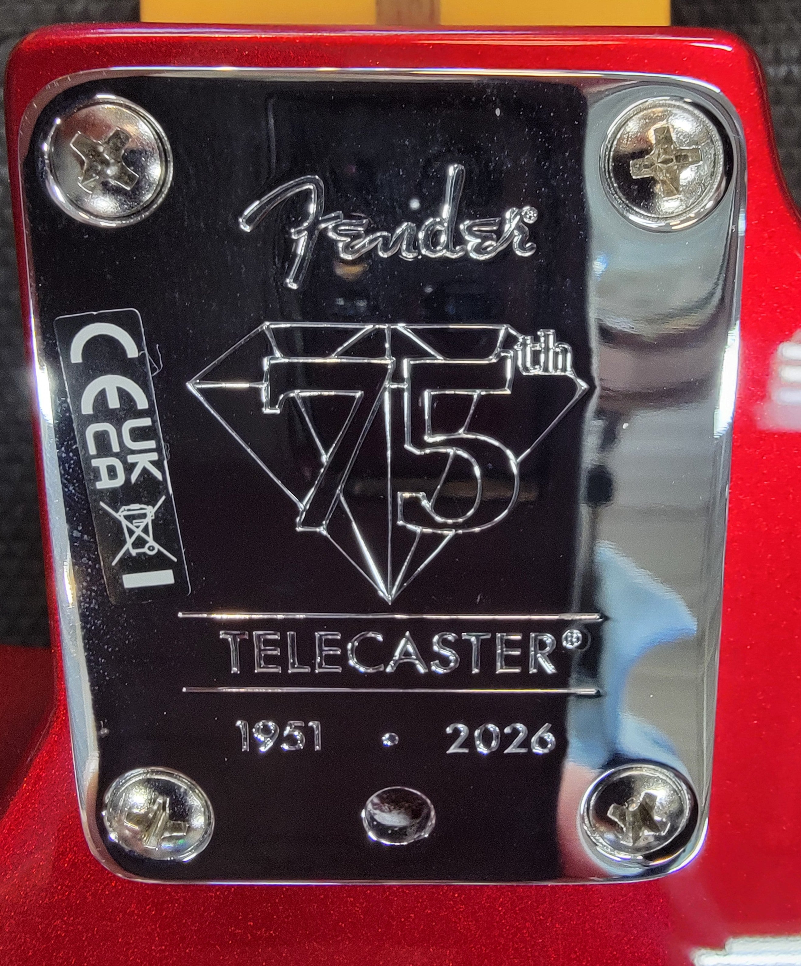 Fender 75th Anniversary American Professional Classic Cabronita Telecaster Candy Apple Red, Case, Free Shipping!