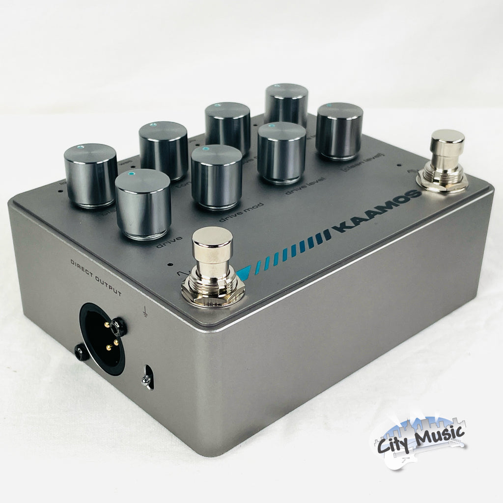 Used Darkglass Kaamos bass pedal - side profile and jacks