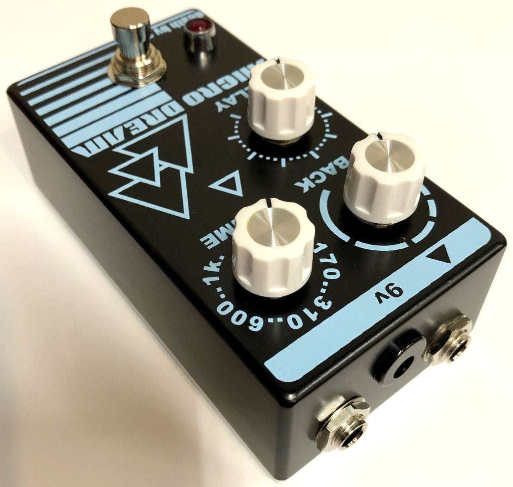 Death By Audio Micro Dream lo-fi delay pedal — control detail