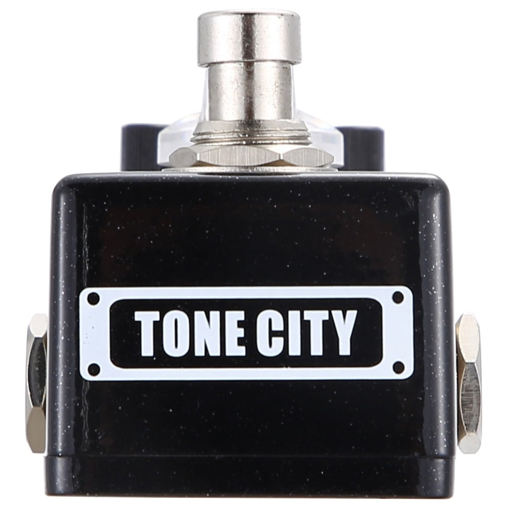 Tone City Wild Fro distortion mini pedal — footswitch detail