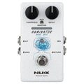 NUX NRN-1 Huminator noise gate guitar pedal — white enclosure, top view with Threshold and Decay knobs