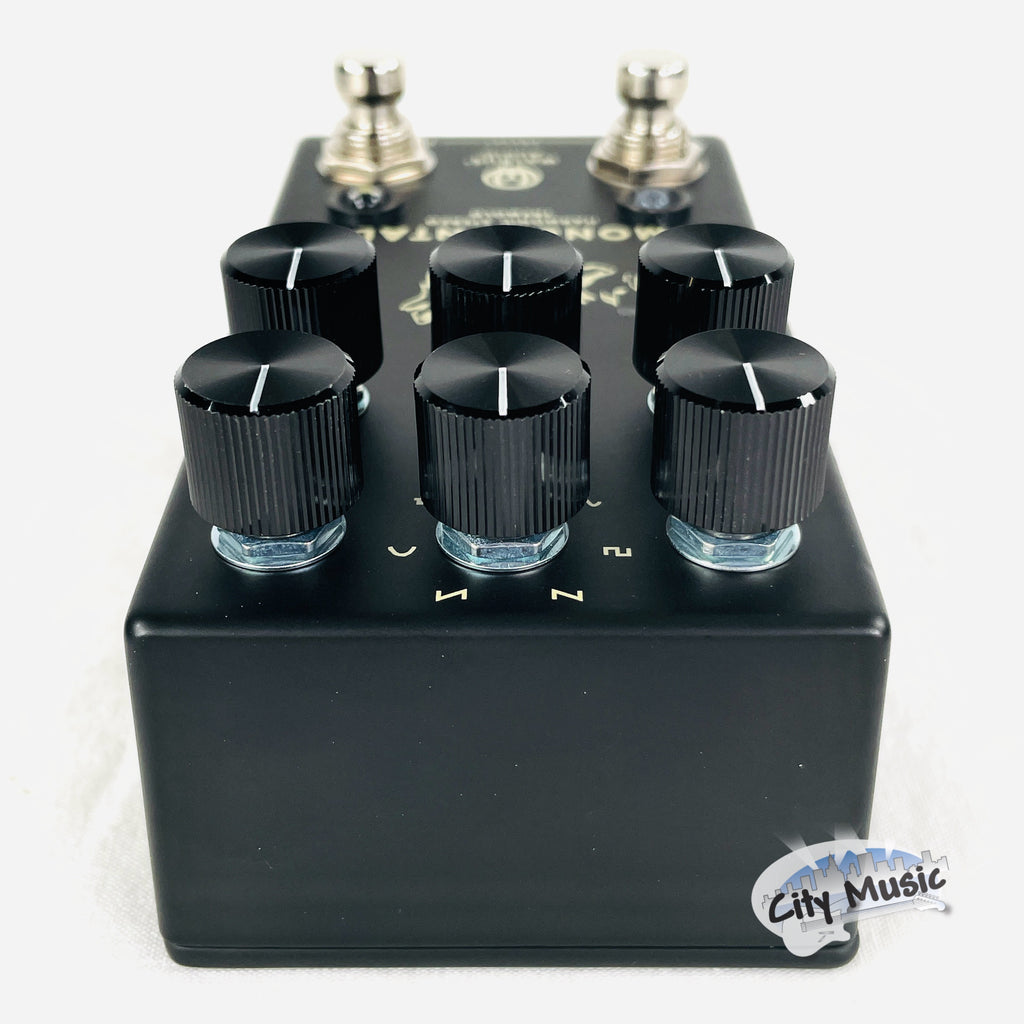 Used Walrus Audio Monumental tremolo pedal — side input jack view