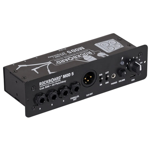 New RockBoard MOD 5 Cab SIM & DI Patchbay for Pedal Boards